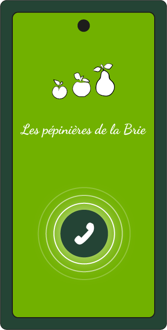 téléphone mobile des Pépinières de la Brie